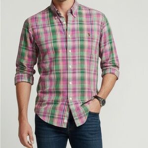 Ralph Lauren Men’s  Shirt Custom Fit size L